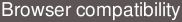 Browser compatibility