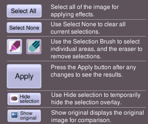 Buttons quick reference