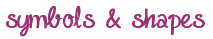 Symbols